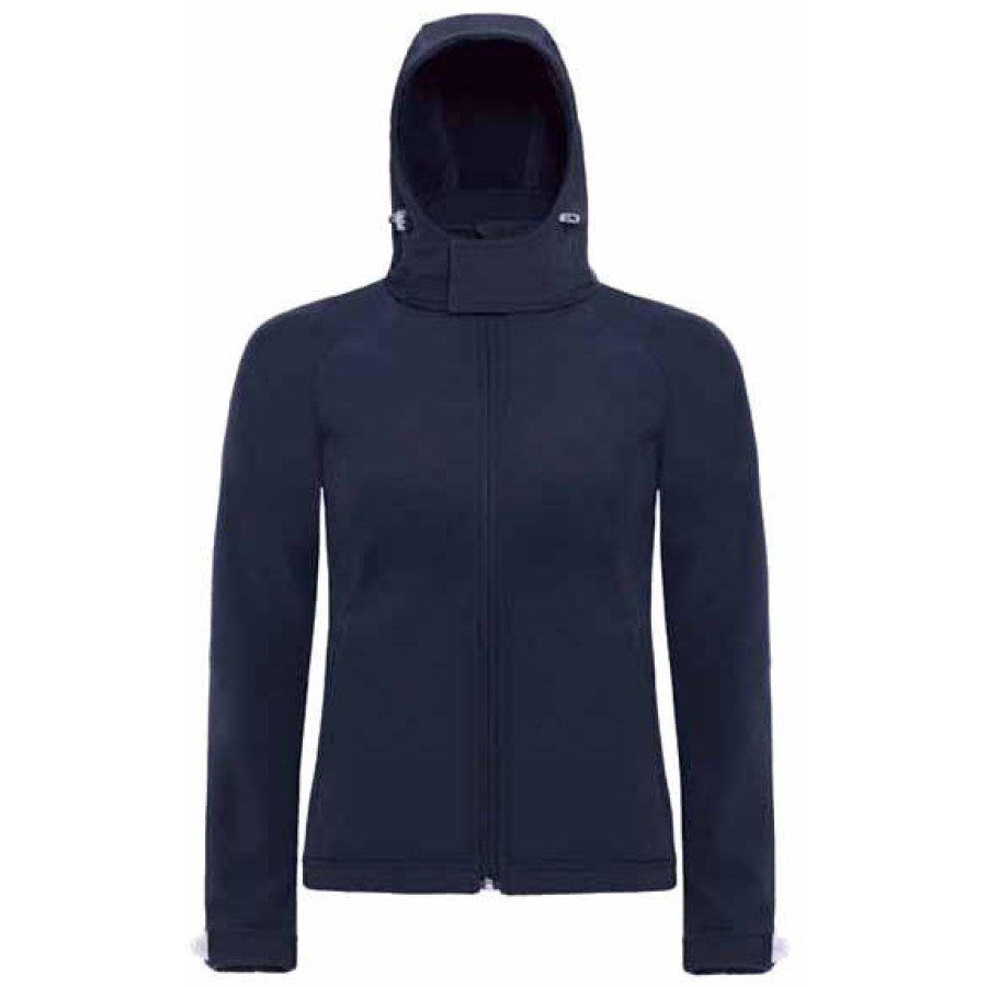 Damen 3-Lagen Kapuzen Softshell Jacke – Bild 3