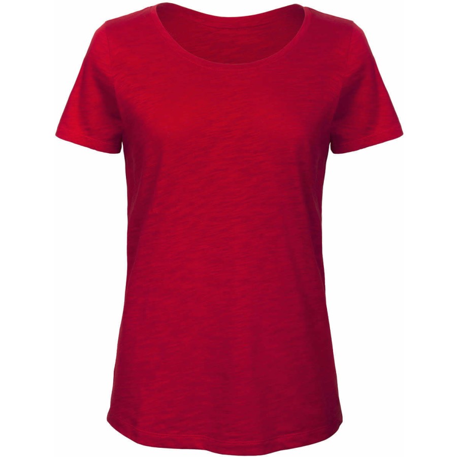 Damen Bio Medium Fit Slub T-Shirt