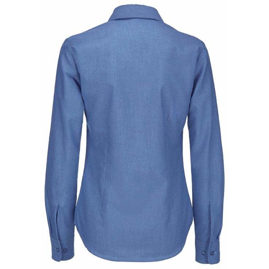 Oxford Bluse langarm – Bild 3