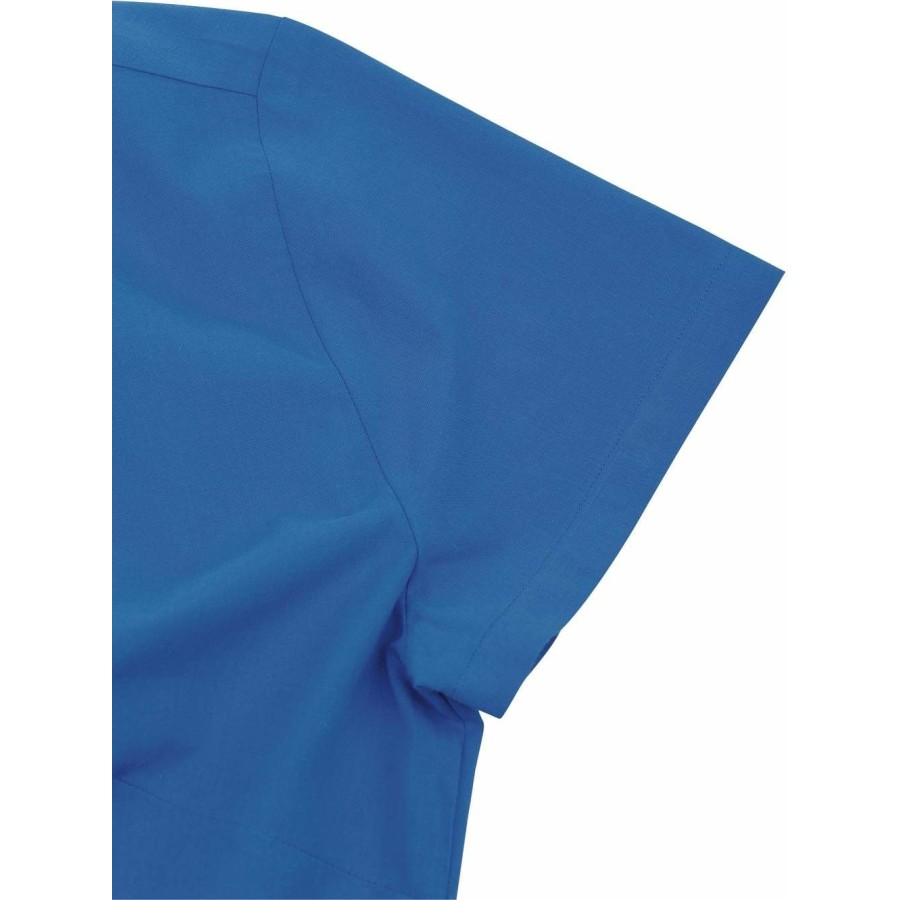 Popeline Bluse kurzarm – Bild 4