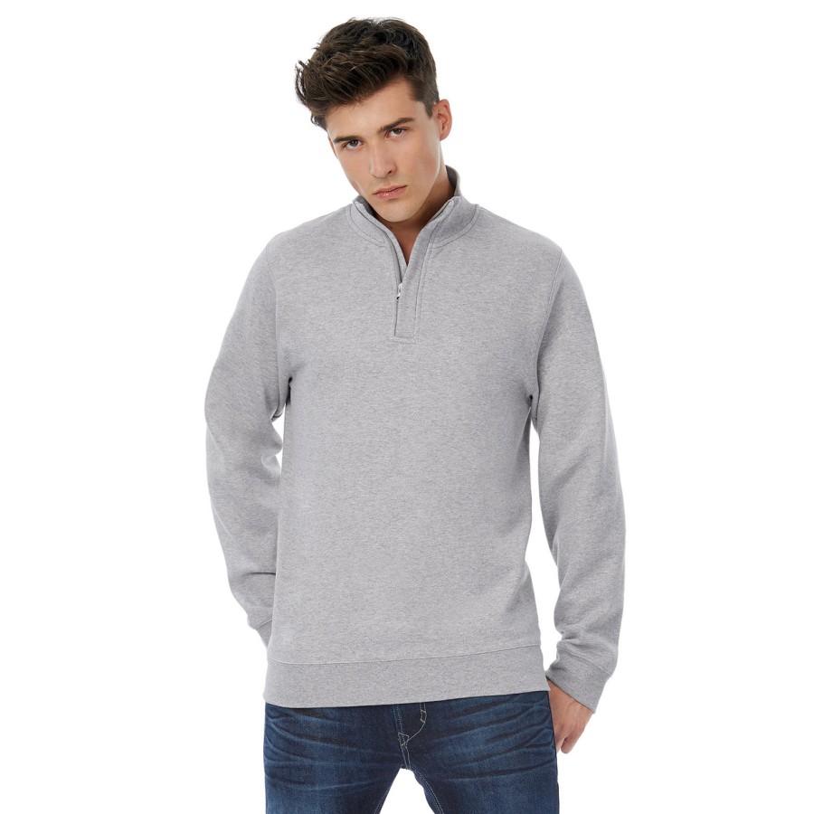 Sweater mit 1/4 Zip – Bild 3