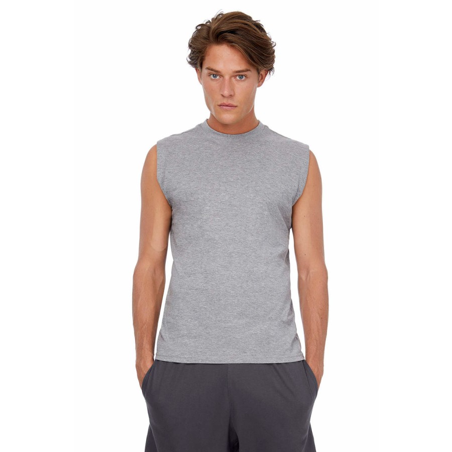 Herren T-Shirt ärmellos – Bild 2