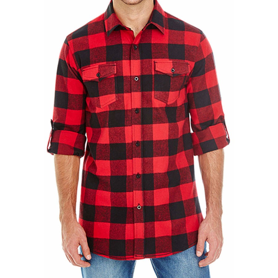 Woven Plaid Flannel Shirt – Bild 3