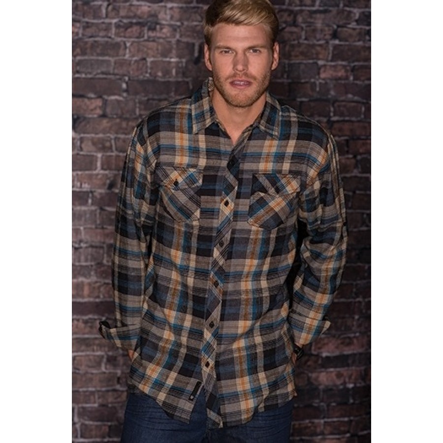 Woven Plaid Flannel Shirt – Bild 4