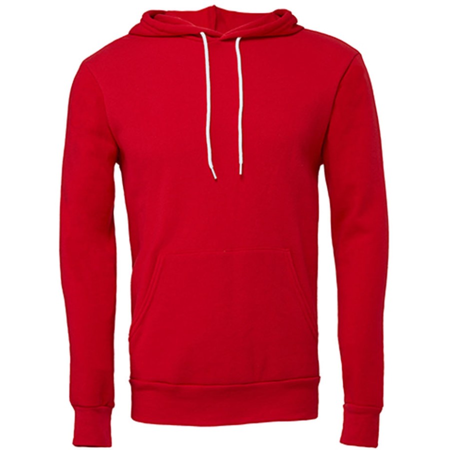 Unisex Pullover Poly-Cotton Fleece Hoodie