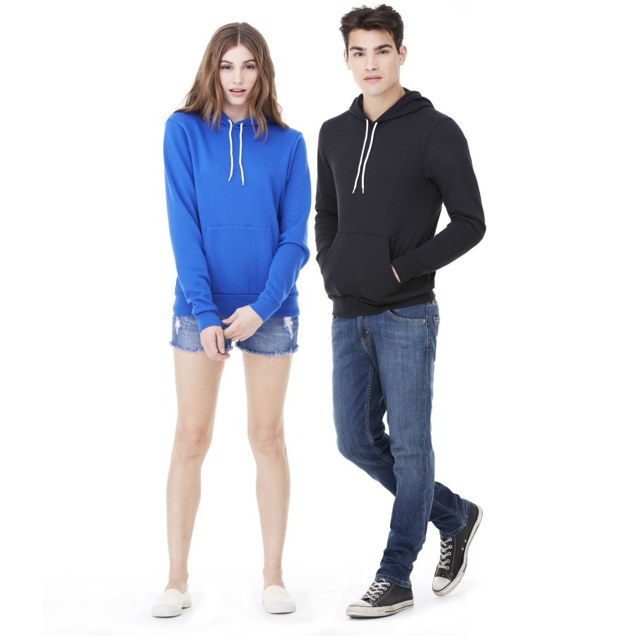 Unisex Pullover Poly-Cotton Fleece Hoodie – Bild 2