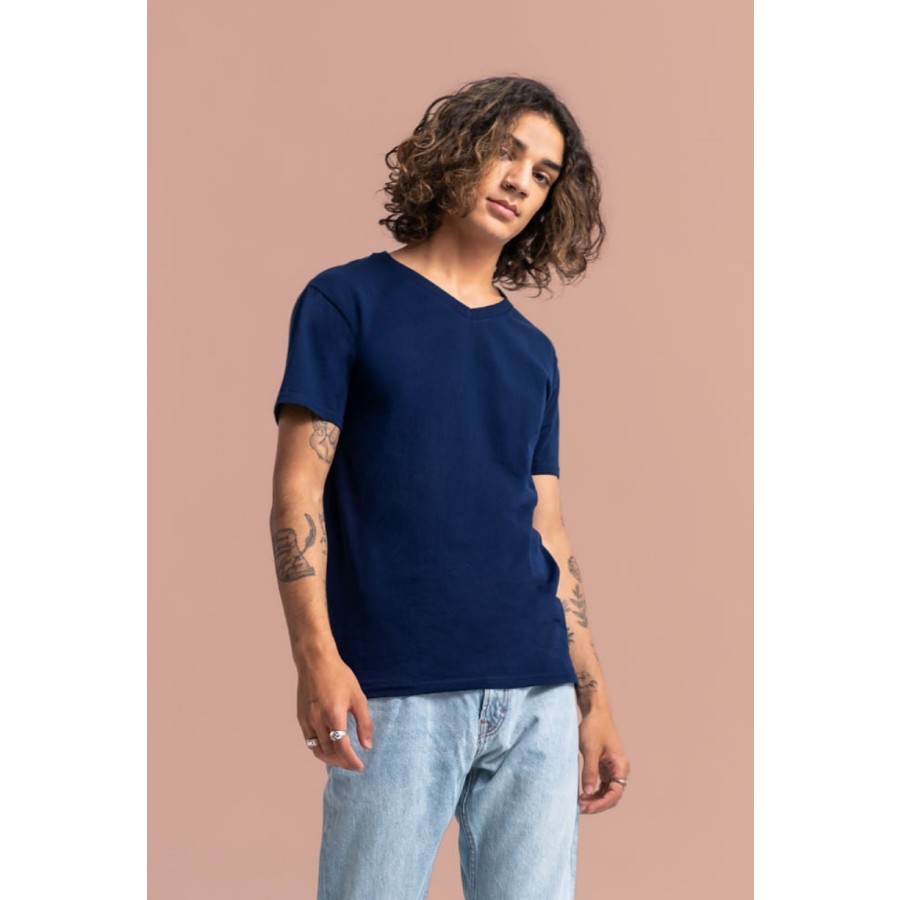 V-Ausschnitt T-Shirt – Bild 2