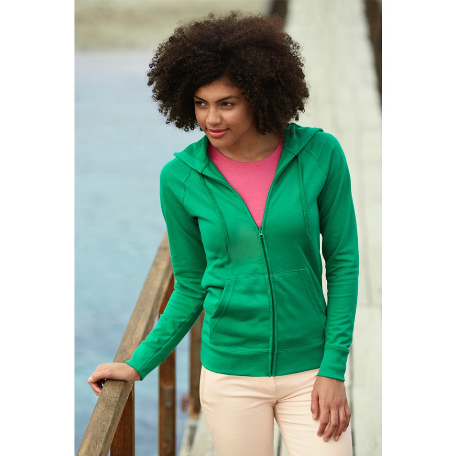 Damen Kapuzen Sweatjacke – Bild 2