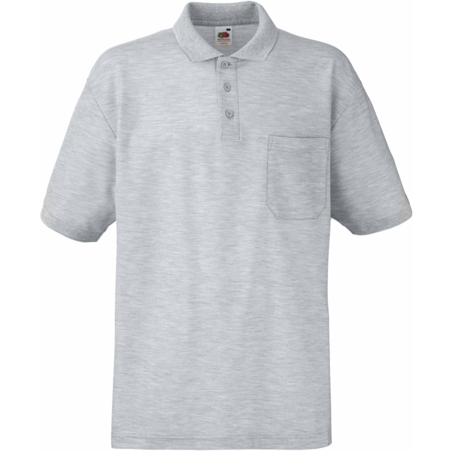 Piqué Polo mit Brusttasche