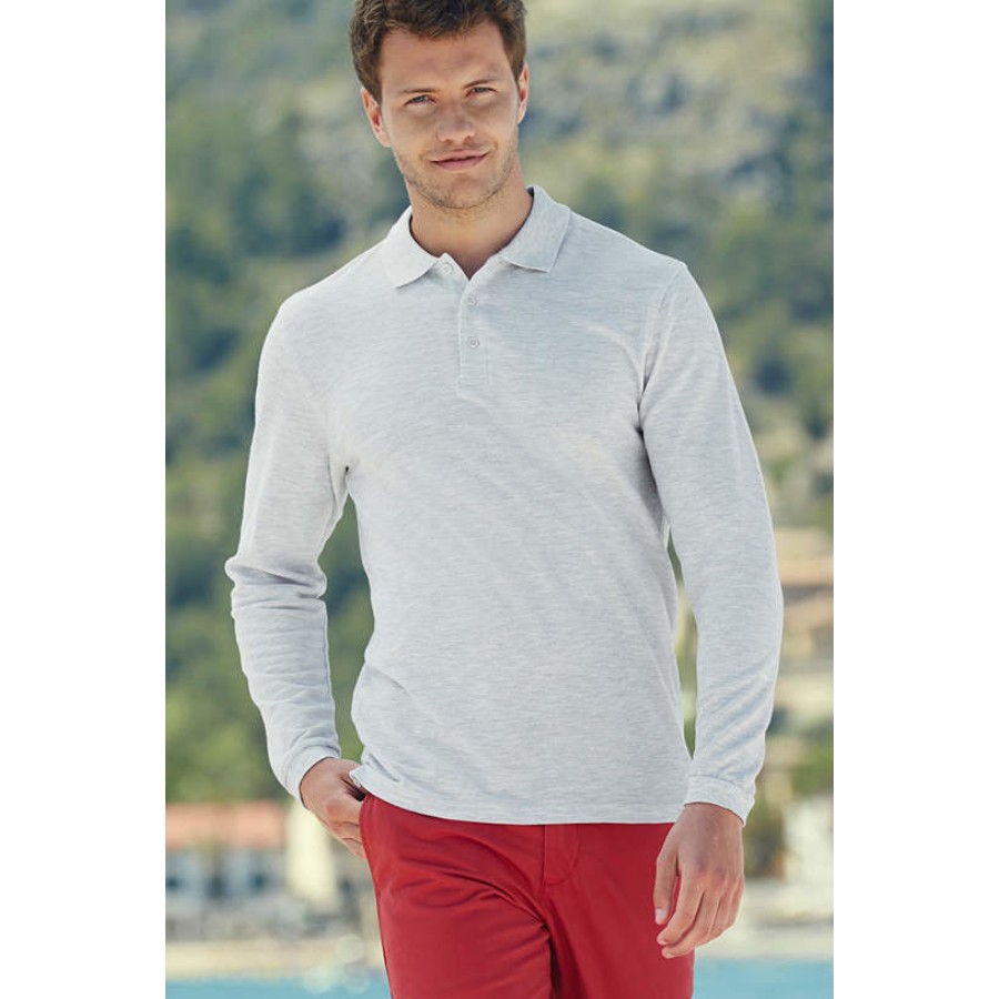 Piqué Polo langarm – Bild 2