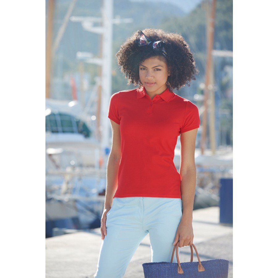 Damen Piqué Polo – Bild 2
