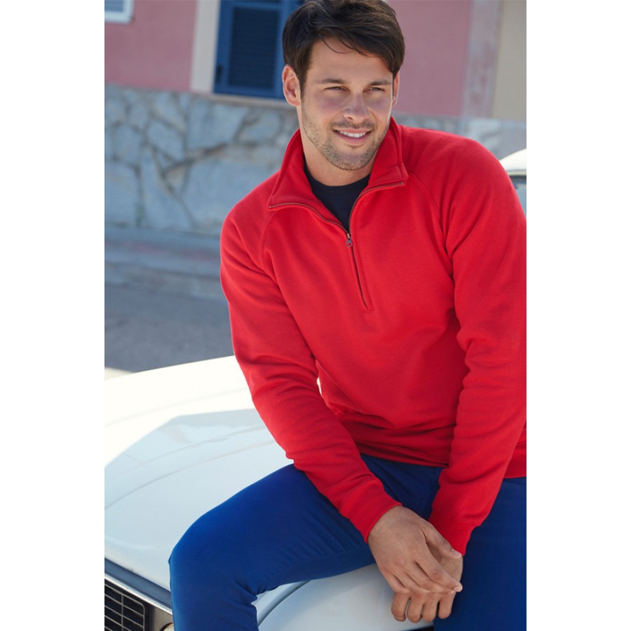 Sweater mit 1/4 Zip – Bild 2