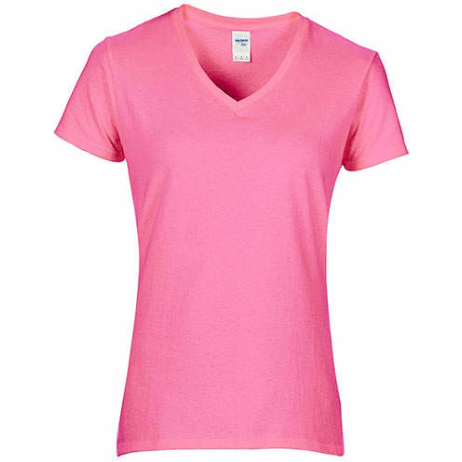 Damen Premium Cotton® V-Neck T-Shirt