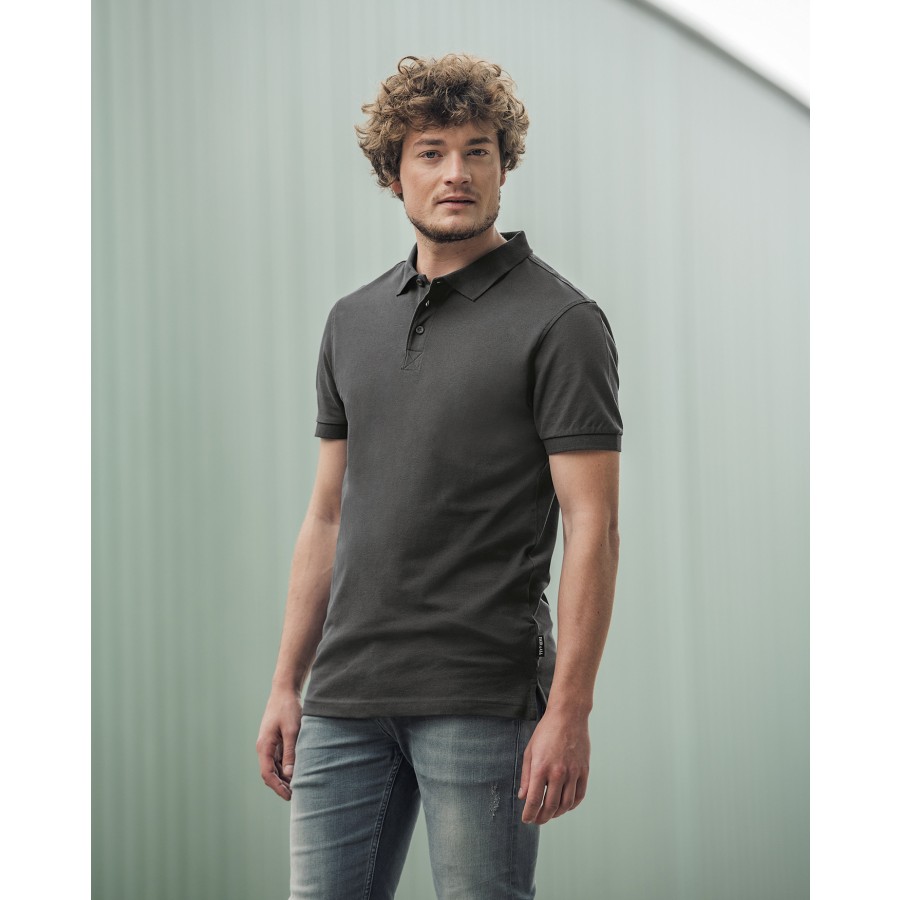 Herren Heavy Stretch Polo – Bild 2