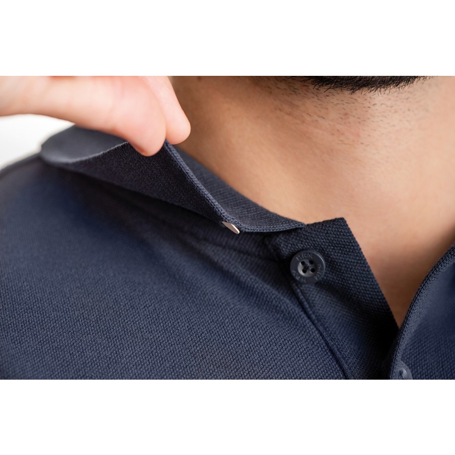 Herren Luxury Stretch Polo – Bild 5
