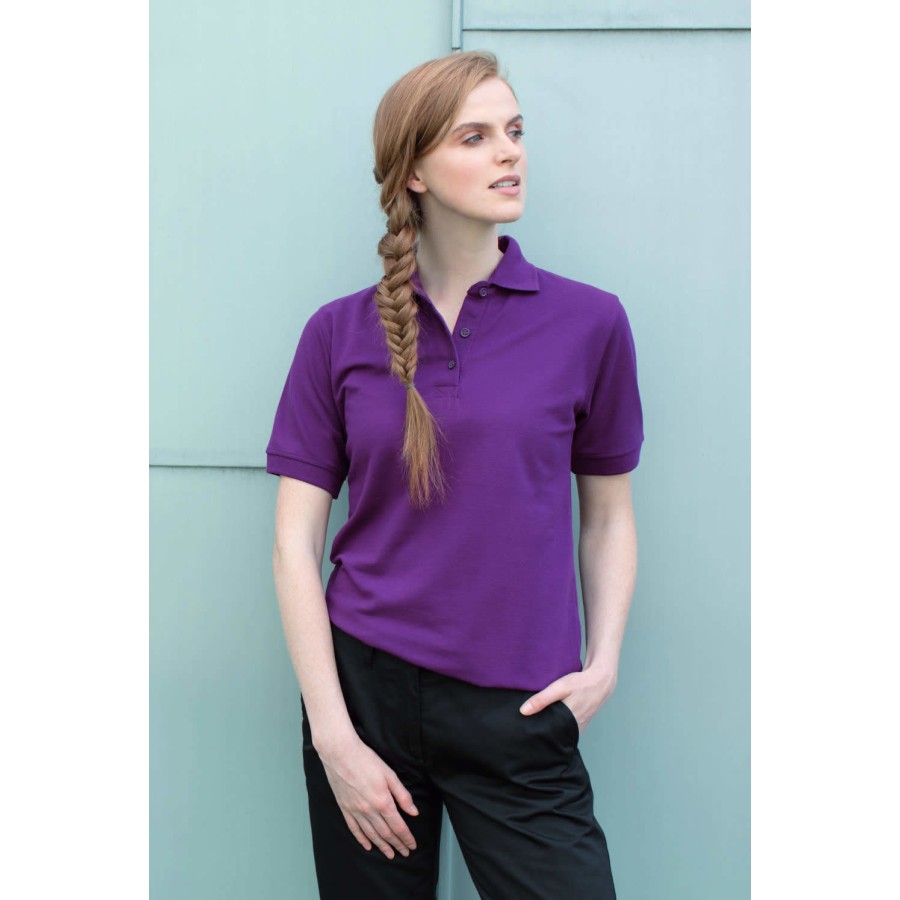 Damen 65/35 Classic Piqué Polo Shirt – Bild 3