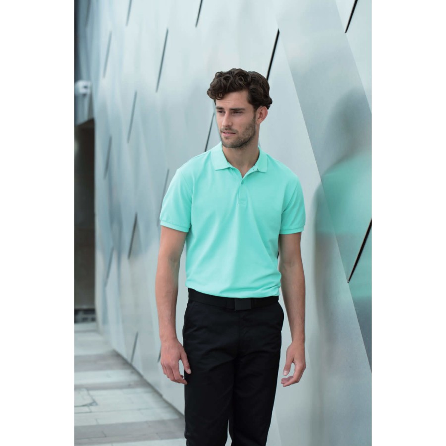 Herren Micro-fine Pique Polo Shirt – Bild 2