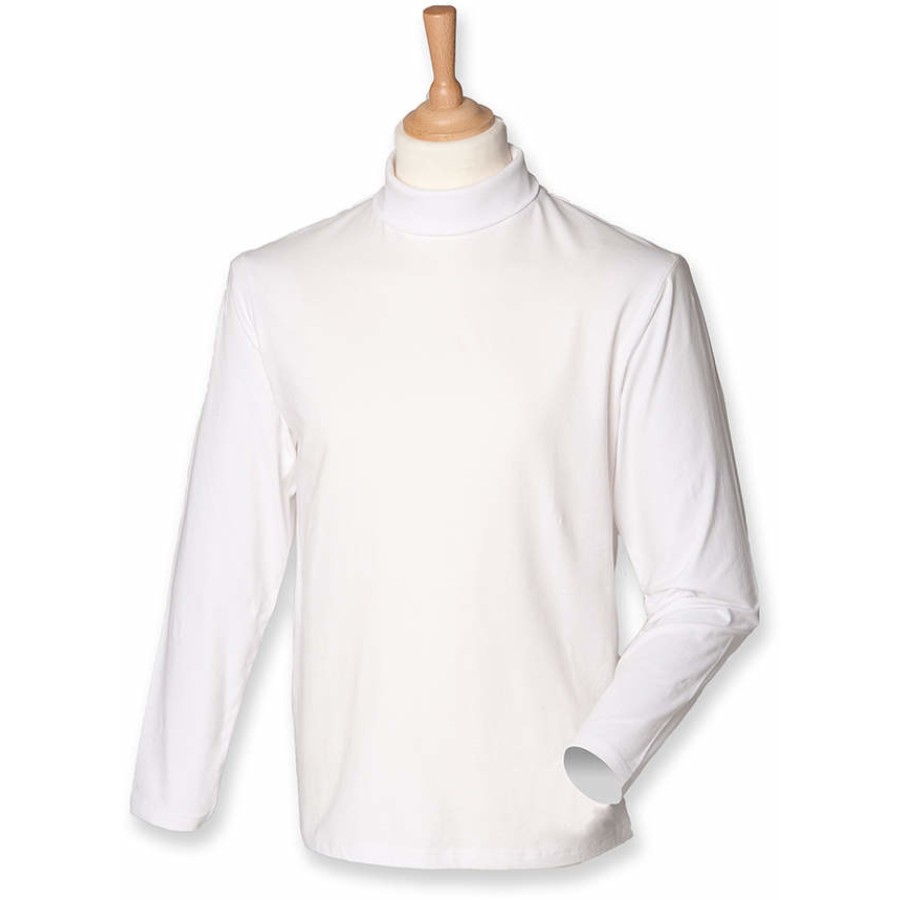 Roll-Neck Long-Sleeve T-Shirt