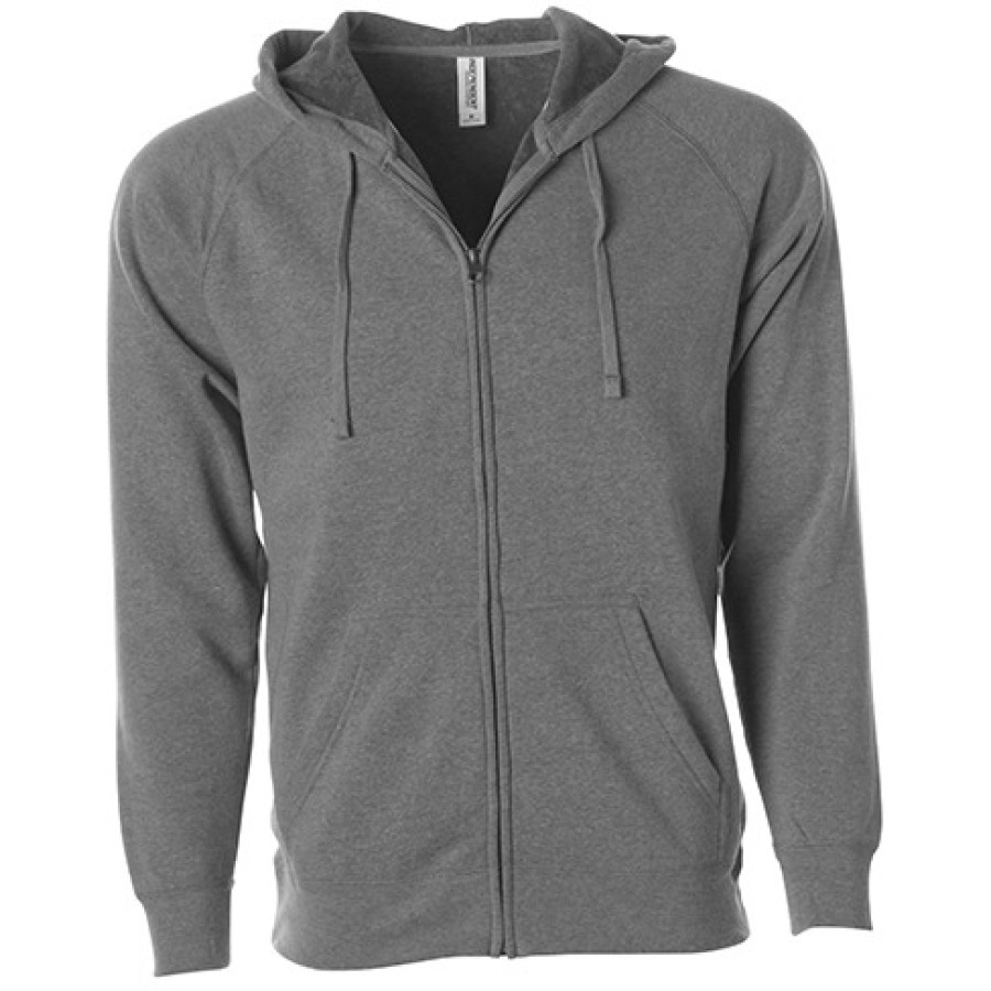Unisex Midweight Special Blend Raglan Zip Hood