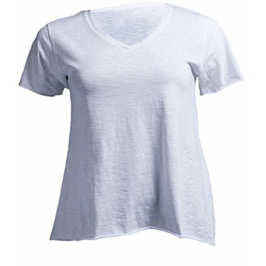 Damen Curves Slub T-Shirt