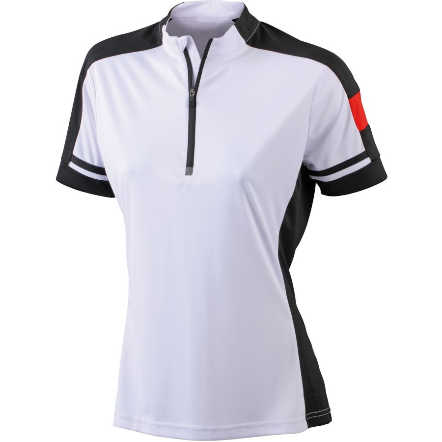 Damen Rad Shirt mit 1/2 Zip