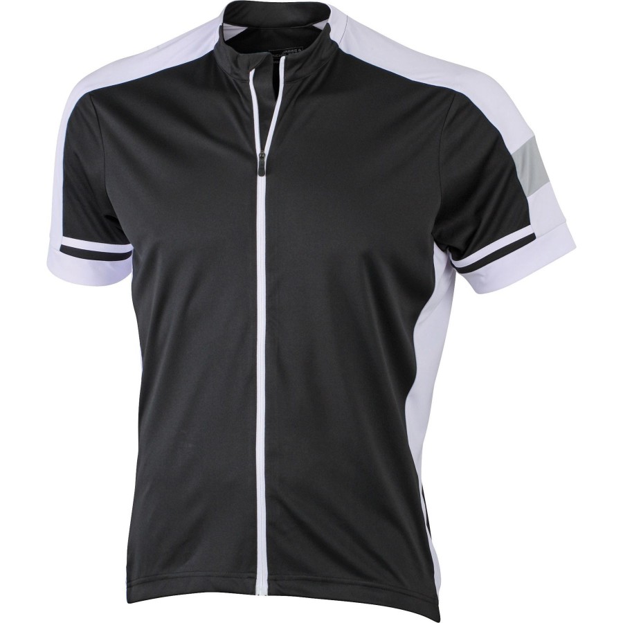 Herren Rad Shirt mit Zip