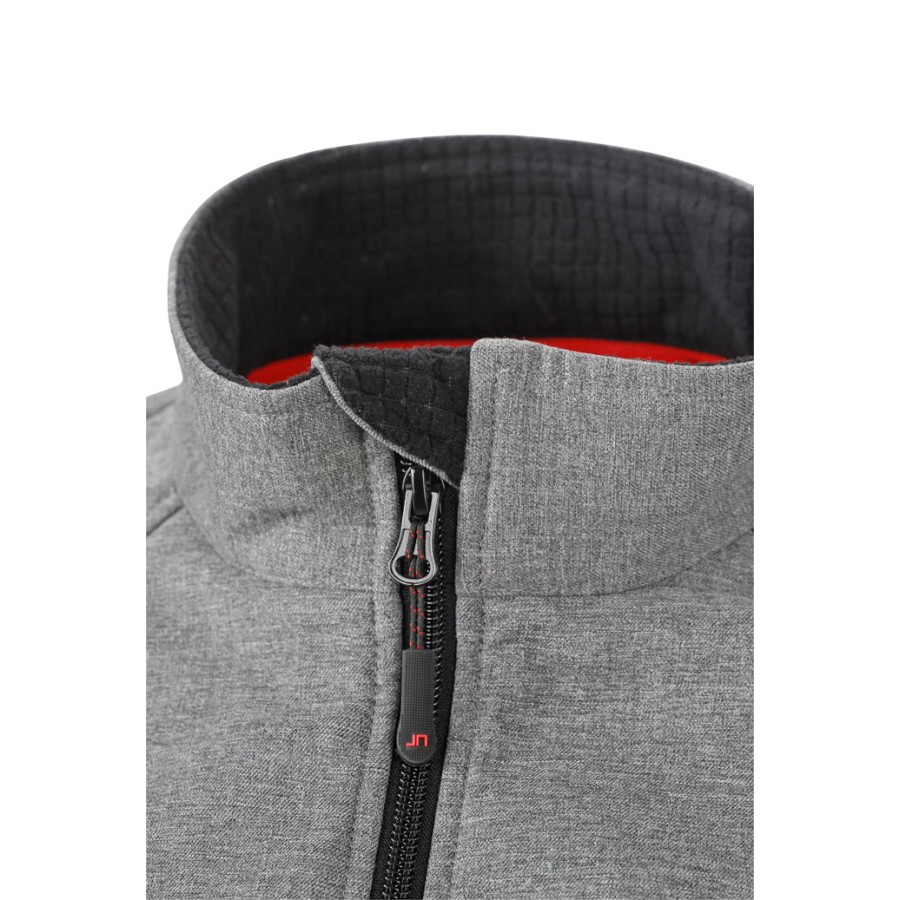 Herren 3-Lagen Melange Softshell Jacke – Bild 3