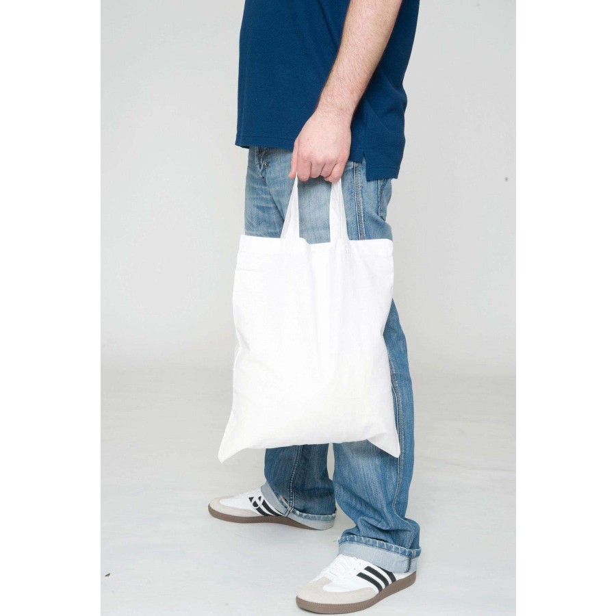 Baumwolltasche, kurze Henkel PREMIUM – Bild 2