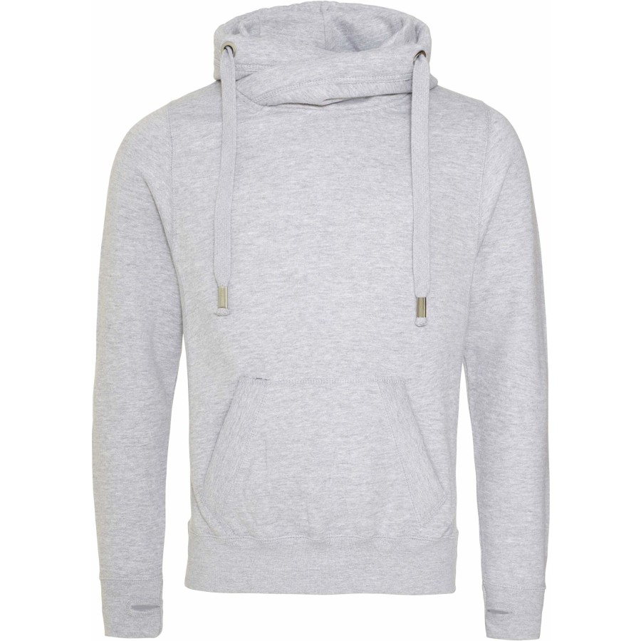 Cross Neck Hoodie