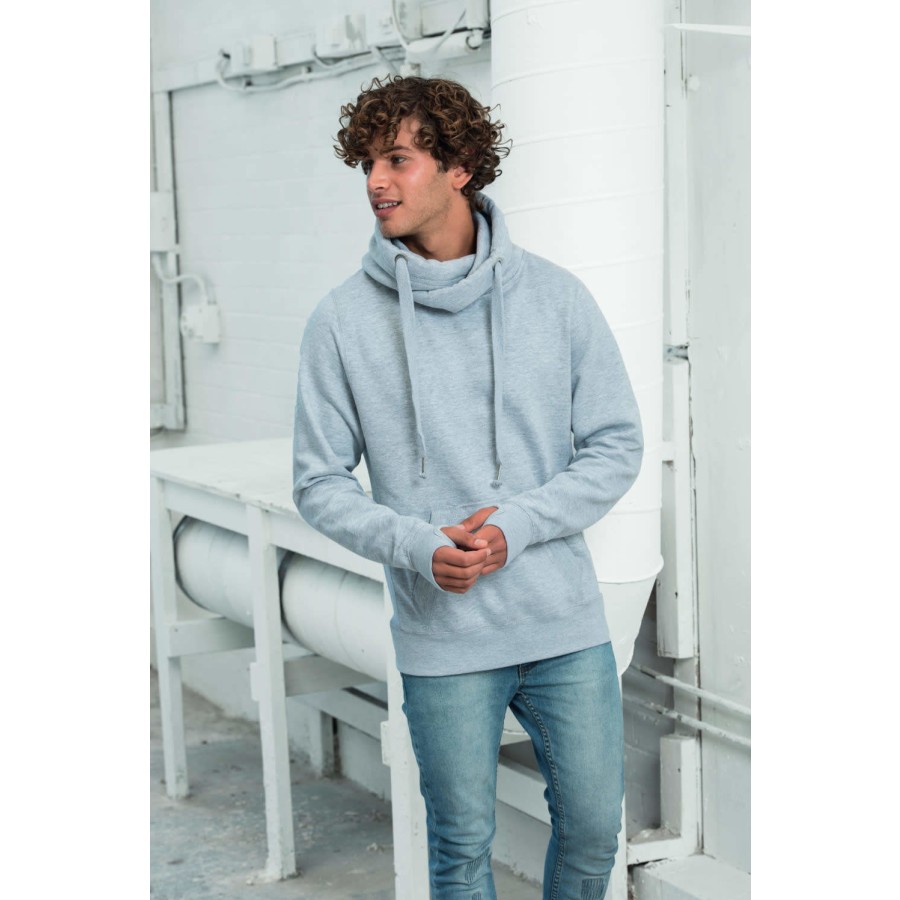 Cross Neck Hoodie – Bild 3