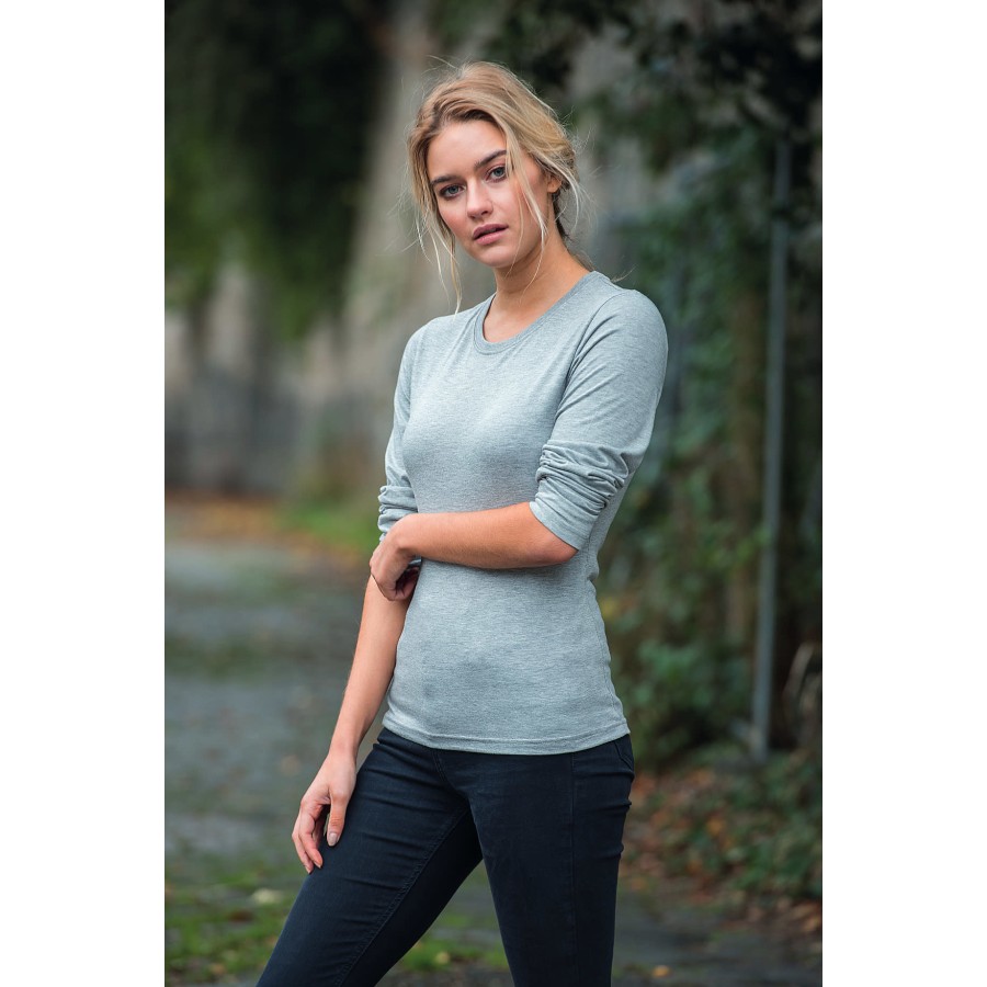 Longsleeve Girlie Tri-Blend T