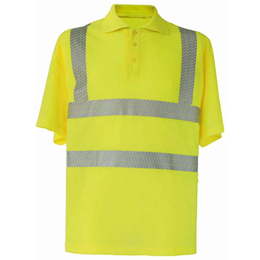 Hi-Viz Broken Reflective Polo Shirt EN ISO 20471 – Bild 3