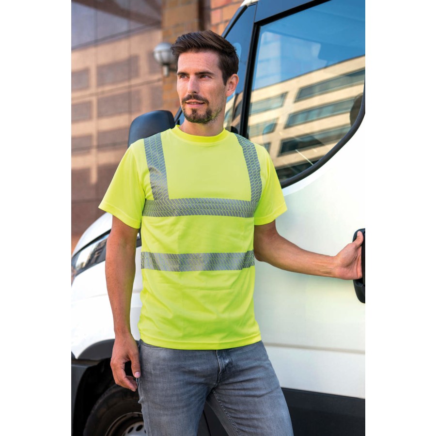 Hi-Viz Broken Reflective T-Shirt EN ISO 20471 – Bild 2