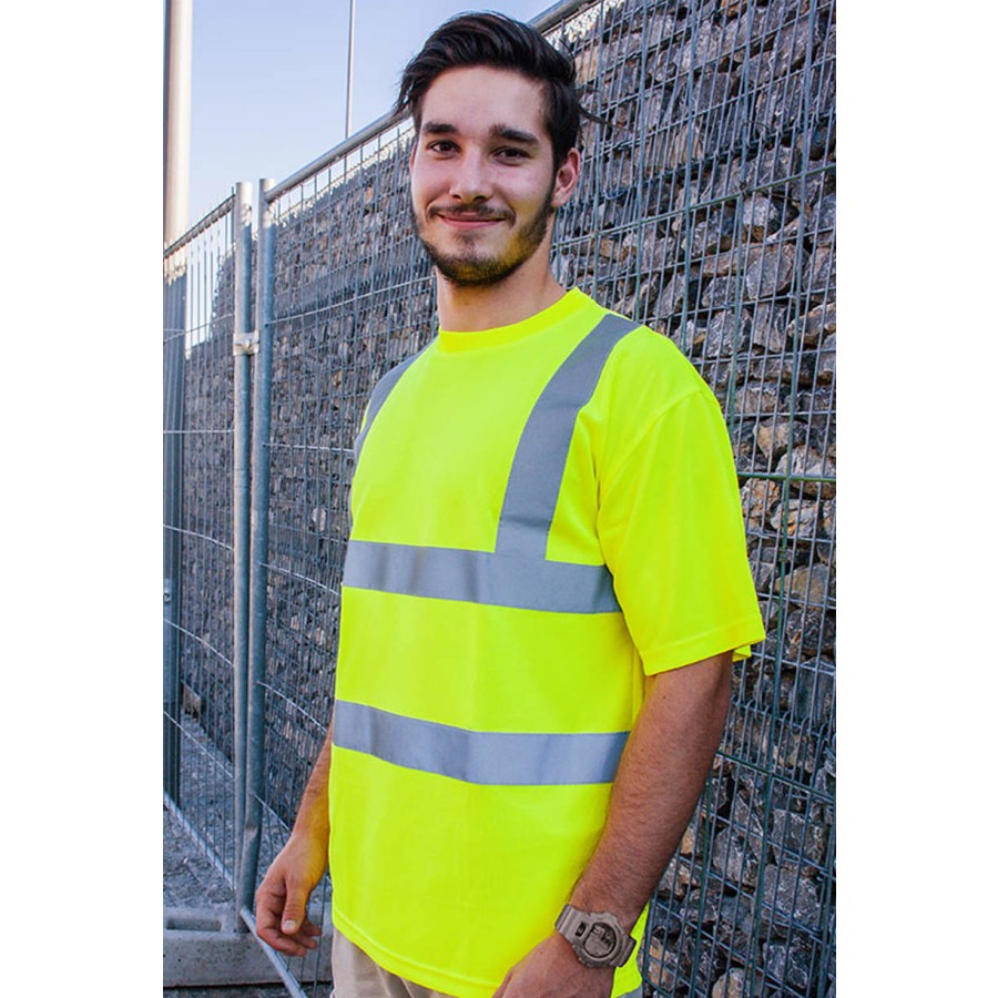 Hi-Viz T-Shirt EN ISO 20471 – Bild 2