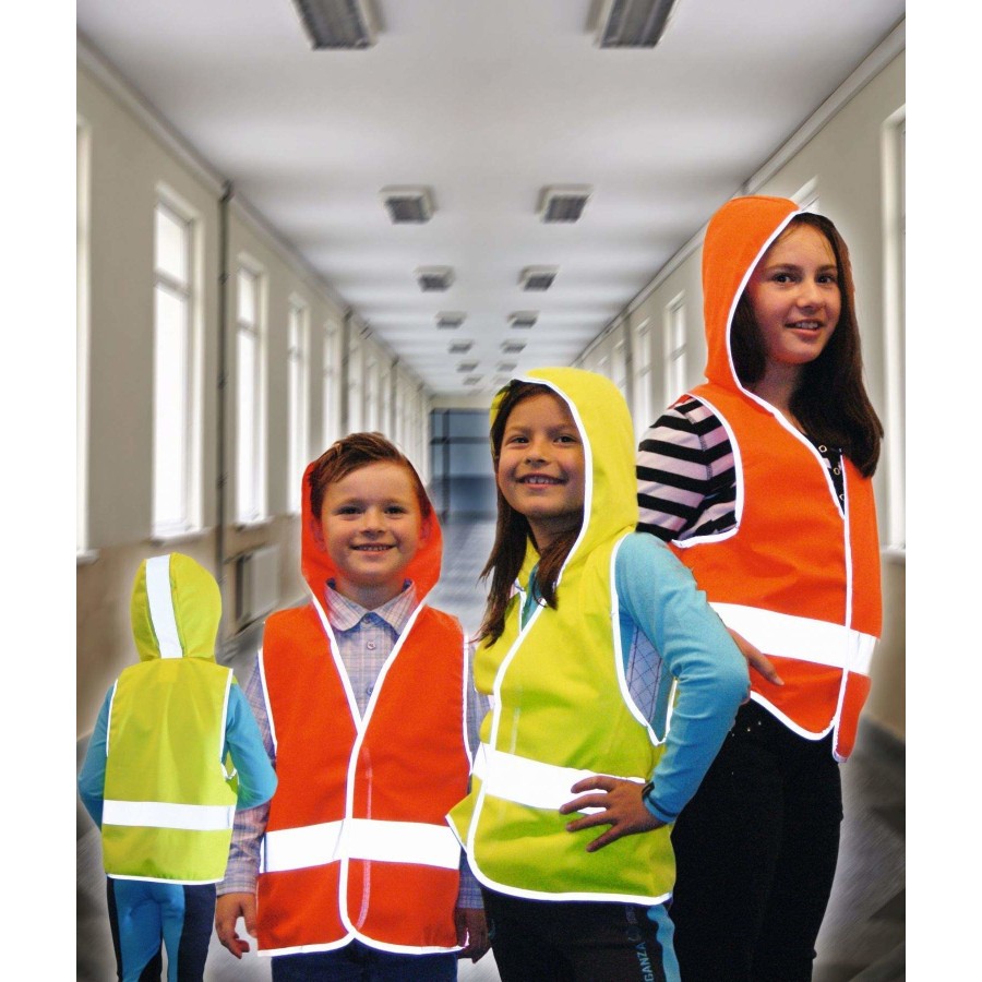 Kinder Hooded Safety Vest EN 1150