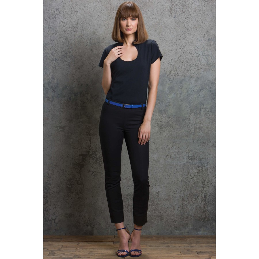 Regular Fit Corporate Top Keyhole Neck – Bild 2