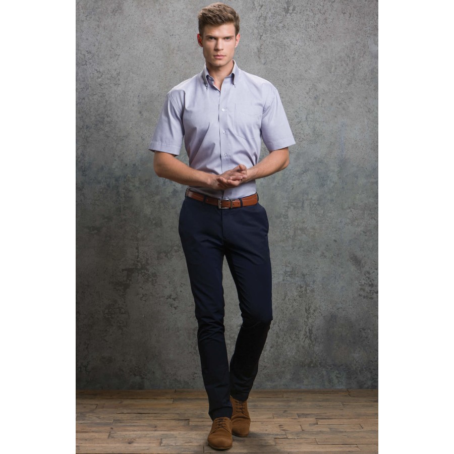 Herren Classic Fit Corporate Oxford Shirt Short Sleeve – Bild 2