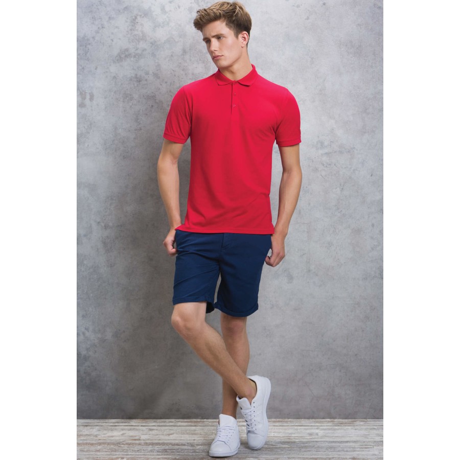 Herren Klassic Slim Fit Polo Superwash – Bild 2