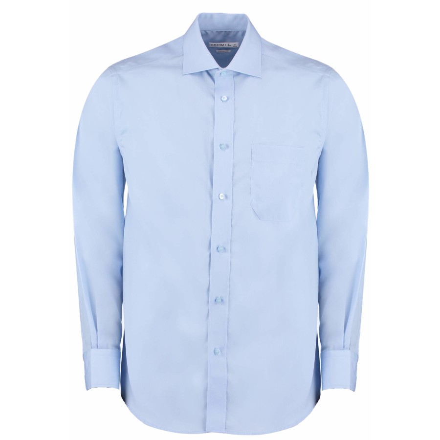 Herren Classic Fit Premium Non Iron Corporate Shirt Long Sleeve