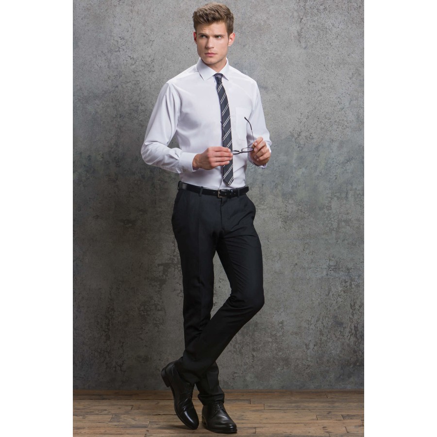 Herren Classic Fit Premium Non Iron Corporate Shirt Long Sleeve – Bild 2