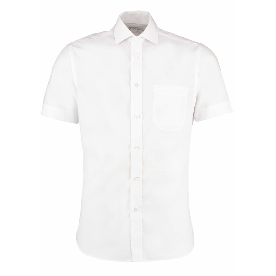 Herren Classic Fit Premium Non Iron Corporate Shirt Short Sleeve