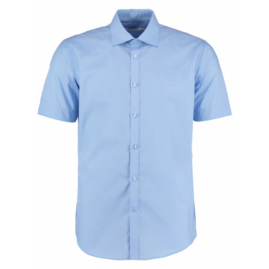 Herren Slim Fit Business Shirt Short Sleeve
