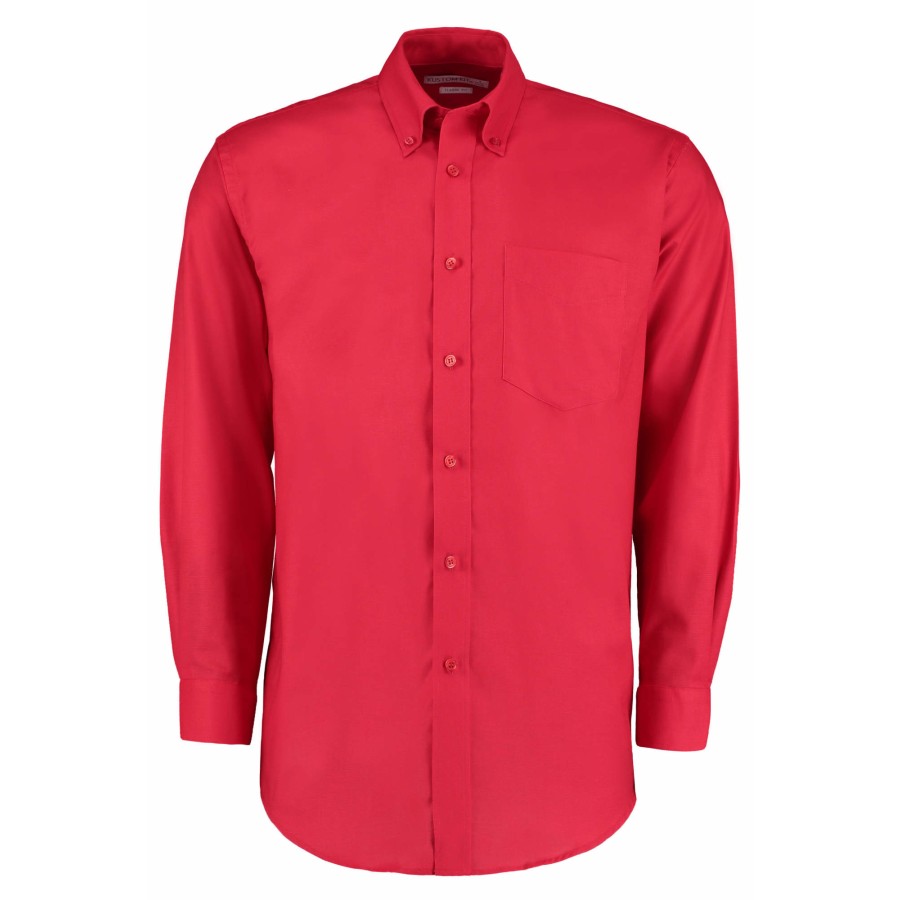 Herren Classic Fit Workwear Oxford Shirt Long Sleeve