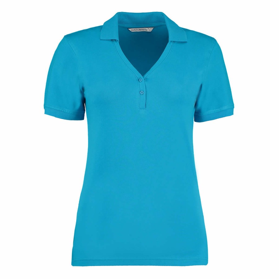 Regular Fit Sophia Comfortec® V Neck Polo Shirt