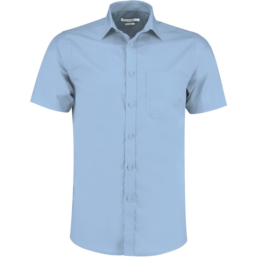 Tailored Fit Poplin Shirt Short Sleeve
