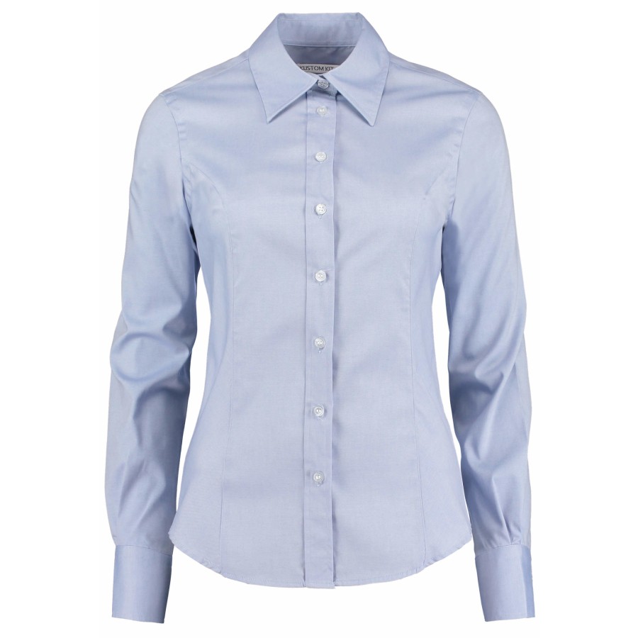 Damen Tailored Fit Corporate Oxford Shirt Long Sleeve