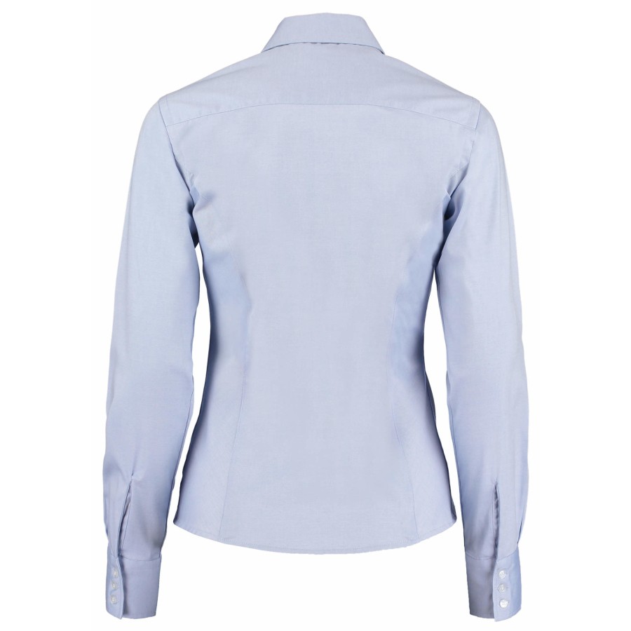 Damen Tailored Fit Corporate Oxford Shirt Long Sleeve – Bild 3