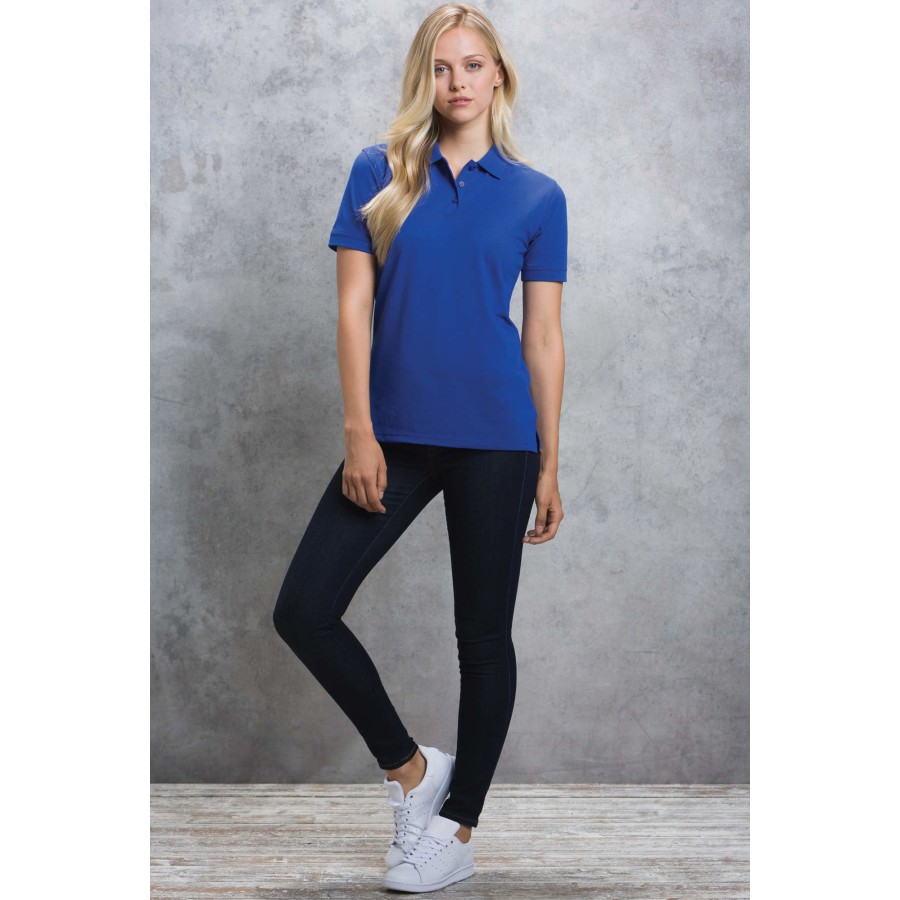 Damen Classic Fit Polo Shirt Superwash 60° – Bild 3