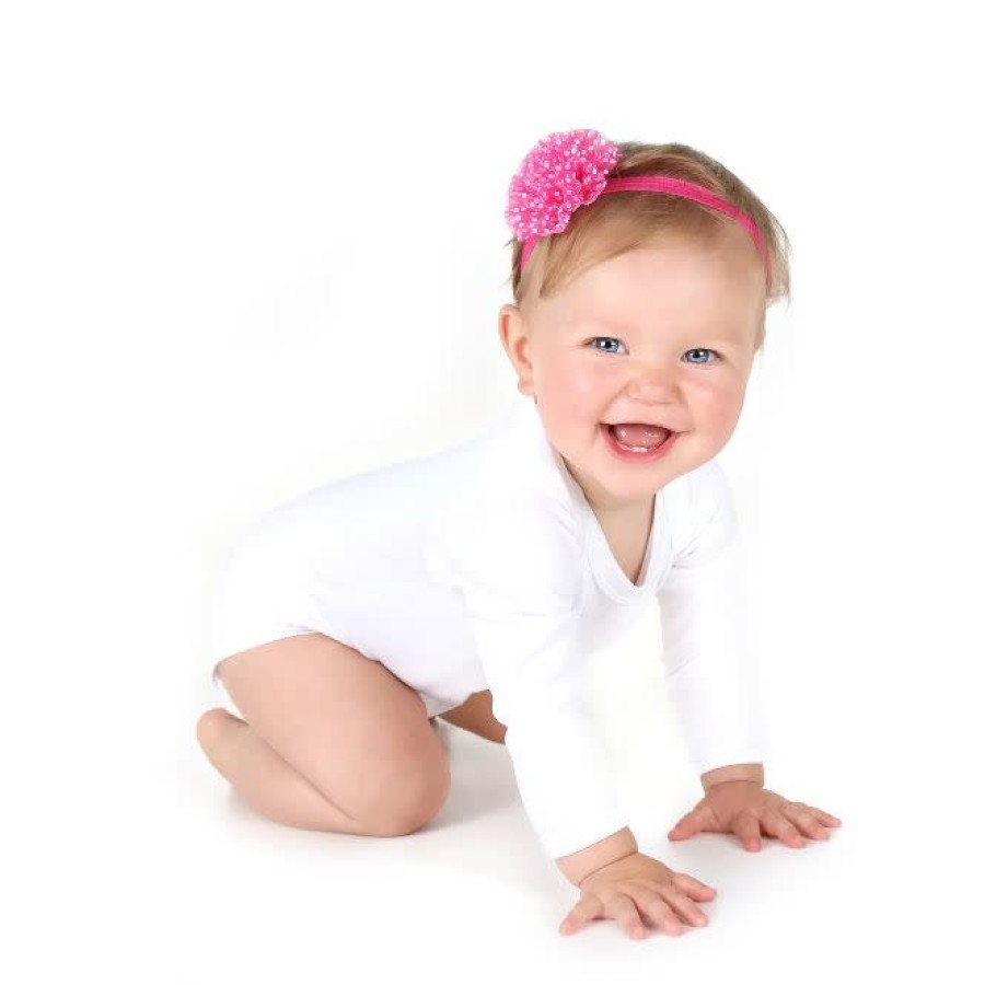 Long Sleeve Baby Bodysuit Polyester