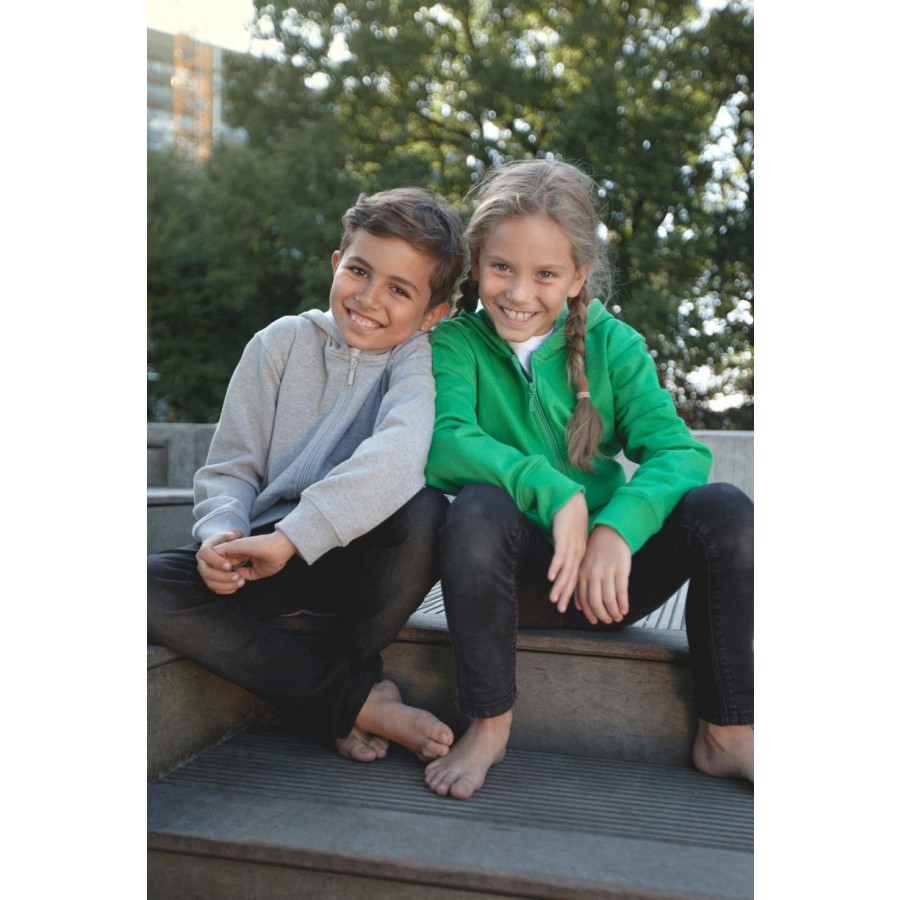 Kinder Bio Kapuzen Sweatjacke – Bild 3